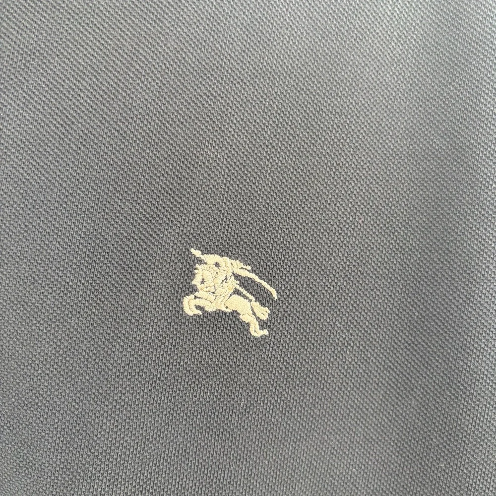 Burberry Brit 2000s Y2K Retro  Vintage Cotton Nova Check Polo T-shirt Size Xl - Picture 6 of 14